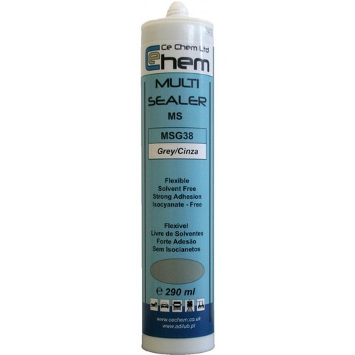 Grey adhesive seam sealer - adhesive,